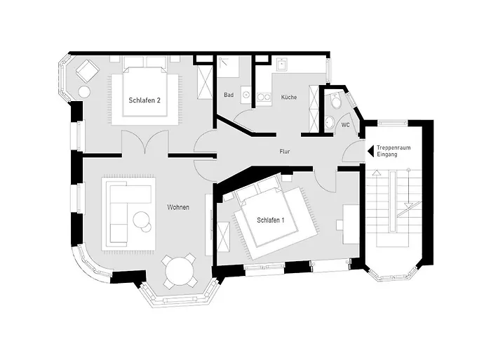 Appartement Domblick 1 I Zentral I Parkplatz I Naehe Veltins-arena *